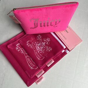 Juicy Couture Velour Cosmetic Bag and Wash Bags